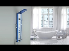 Duş paneli paslanmaz çelik fabrikası H150xW22cm Çok renkli