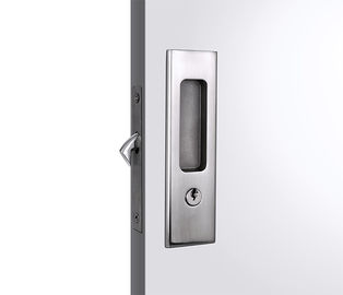 Saten Nikel Metal Kaydırıcı Kapı Kilitli Kilitli Kilitler, 35 - 70 mm Kapı kalınlığı