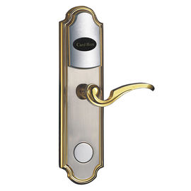 Akıllı Altın / Nikel Elektronik Kapı Kilitleri RFID Kartı Dijital Anahtarsız Kapı Kilitleri