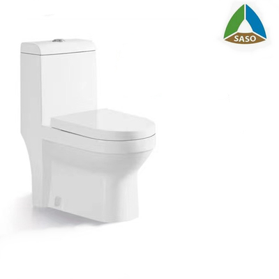 Yıkama Yıkama Beyaz Seramik Tuvalet 670x370x760mm Temizlenmesi Kolay