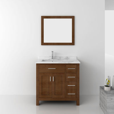 Ev Mobilya Vanity MDF Otel Banyo Küvetli Ayna Dolabı