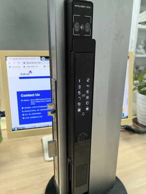 Yüz tanıma / kedi gözü video / Palm Vene akıllı kapı kilidi IP65 Alüminyum