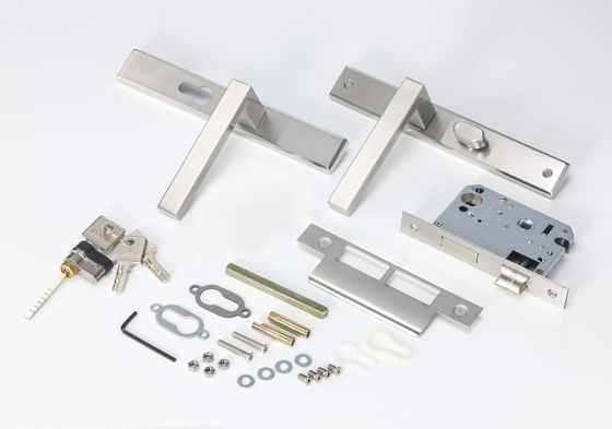 Ok SUS304 Satin Paslanmaz Çelik Kapı Kilit 126mm Uzunluk