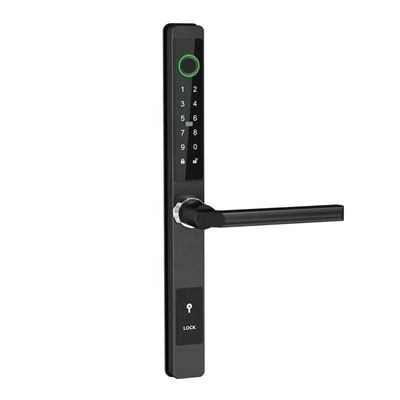 Su geçirmez IP65 Bluetooth Akıllı Kilit Al Dar Çerçeve Cam Kapı