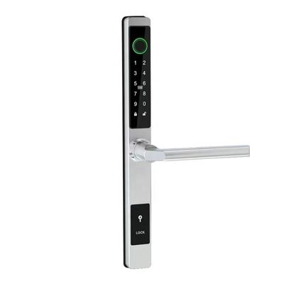 Su geçirmez IP65 Bluetooth Akıllı Kilit Al Dar Çerçeve Cam Kapı