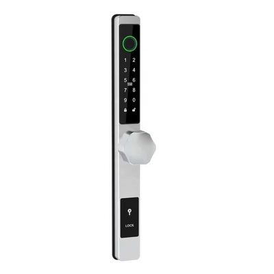 Su geçirmez IP65 Bluetooth Akıllı Kilit Al Dar Çerçeve Cam Kapı