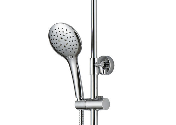 Chrome Su geçirmez Banyo Duvar Panelleri Yağmur Şablonu Standart tesisat bağlantısı