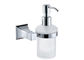 Banyo Aksesuarı Duvar Montajlı Sabun dağıtıcısı Bakır Pompası ile PP Şişesi Chrome
