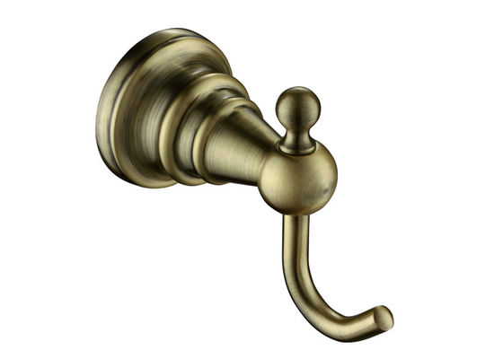 Single Robe Hook Banyo Aksesuarı Bakır Parlak Metal Görünüm
