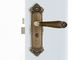 Oda Kapısı Mortise Kilit Set 250x62mm Plate Antik Sarı Bronz