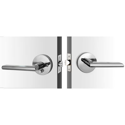 Banyo kapıları için 60mm veya 70mm Chrome tüplü kilitler Zenk alaşımı