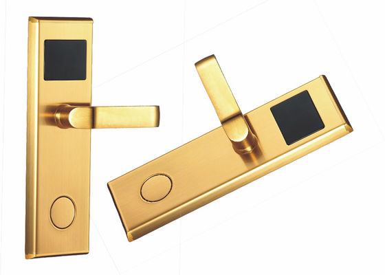 PVD Gold Modern House LOCK Otel Giriş Kilitli Kart / Kart Açık