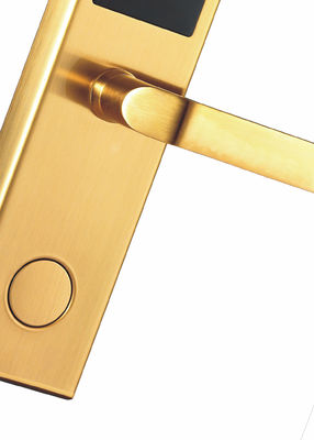 PVD Gold Modern House LOCK Otel Giriş Kilitli Kart / Kart Açık