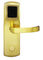 Elektronik Kart Otel Kapı Kilit Altın kaplama kapı kalınlığı 38 - 50 mm