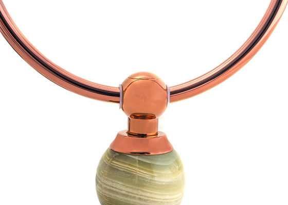 Yeni Tasarım Banyo Aksesuarları Havlu Halkası Bakır ve Bowlder & Rose Gold Plating