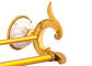 Altın Çift Havlu Bar Banyo Dekorasyonları Ev İçin Bakır Havlu Yüzüğü