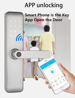 Uzaktan Kumanda Akıllı Kapı Kilitli WiFi Akıllı Telefon APP Funciton & Ses Kontrolü