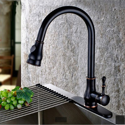 ORB Brass Çekme Spray Sanitar Mutfak Musluk Tek El Su Musluğu
