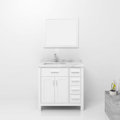Ev Mobilya Vanity MDF Otel Banyo Küvetli Ayna Dolabı
