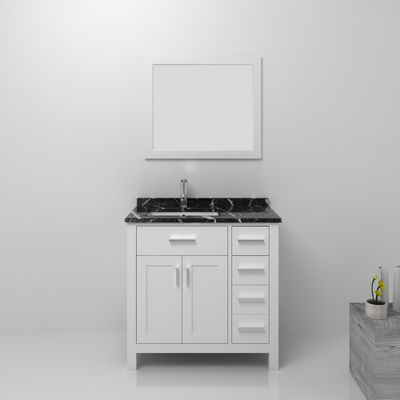 Ev Mobilya Vanity MDF Otel Banyo Küvetli Ayna Dolabı
