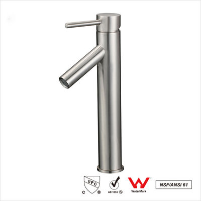 Seramik Kartrij Tek Eldivenli Lavabo Muslukları / Poli Brass Banyo Muslukları