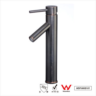 Seramik Kartrij Tek Eldivenli Lavabo Muslukları / Poli Brass Banyo Muslukları