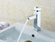 Çinko Alaşım Halkası Tek Delik Bakır Banyo Lavabo Muslukları / Lavabo Karıştırıcı Muslukları