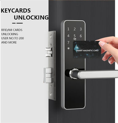 Akıllı Kapı Kilitsiz NFC / IC Kart Kilit Açma Dokunmatik Klavye Otel APP
