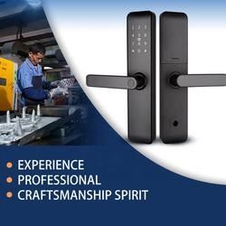 Renkli Bluetooth WiFi RFID Anahtarsız Akıllı Kilitler Daireler İçin Ev Giriş Kapısı Oda Kapısı