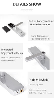 Bluetooth WiFi RFID Anahtarsız Akıllı Kapı Kilitli Ev Giriş Kapısı Oda Kapısı