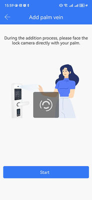 Siyah Akıllı Kapı Düğmesi Palmiye Damarı / Yüz Tanıma / Video Cat Eye IP65
