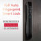 4200MAH Lityum Pil Otomatik Alarm Parmak izi Kapı kilidi Klasik Siyah