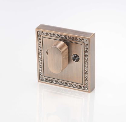 Yumuşatılmış Brass Square Deadbolt Kilit Antik Bakır