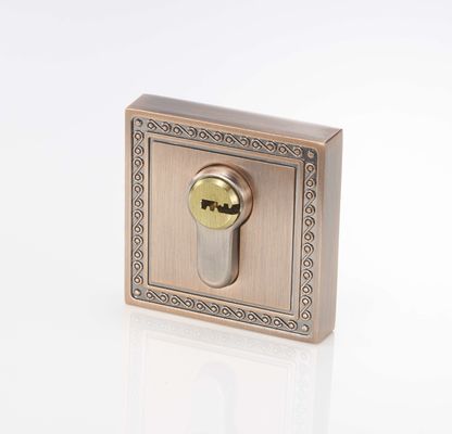 Yumuşatılmış Brass Square Deadbolt Kilit Antik Bakır