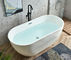 ASTM Kaymaz Klasik Oval Şekilli Akrilik Serbest Kalıcı Banyo