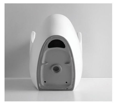 Modern Beyaz Mat Siyah Sifon Çöpeleme Tipi Banyo Sanitasyon Malzemeleri
