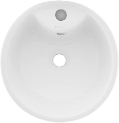 Parlak Beyaz Seramik Basamaklı Banyo Lavaboları