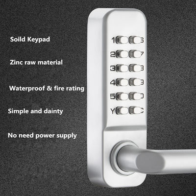 Çinko Yeniden Ayarlanabilir Kombinasyon Anahtarsız Kapı Kilitleri 142 X 42 X 26 mm
