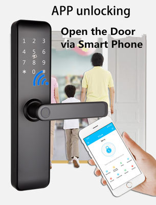 Renkli Bluetooth WiFi RFID Anahtarsız Akıllı Kilitler Daireler İçin Ev Giriş Kapısı Oda Kapısı