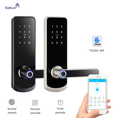Ateş geçirmez 60min Kapı Kalınlığı 38 ila 50mm 60min Ateş geçirmez Akıllı Kapı Kilitli WiFi eKey APP Uzaktan Kontrol Erişim Yönetim Aygıtı